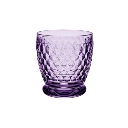 Villeroy & Boch – Boston Lavender Becher lila 200 ml, spülmaschinenfest, Wasserglas violett, Trinkglas, Glas rund, Glas bunt, Saftglas, buntes Glas, Kristallglas von Villeroy & Boch