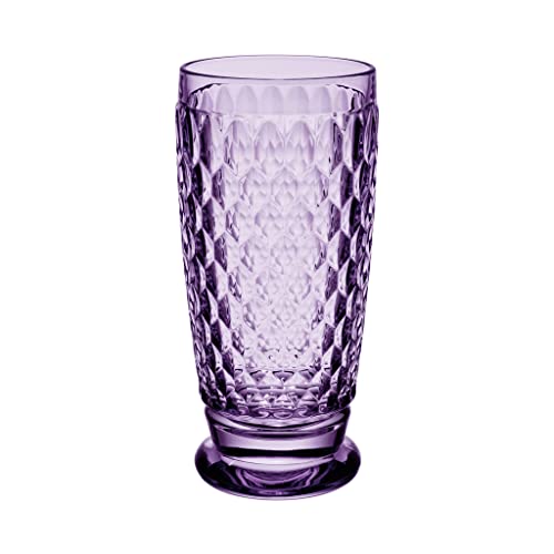 Villeroy & Boch – Boston Lavender Longdrinkglas, Kristallglas Farbig Lila, Füllmenge 300 Ml, Spülmaschinenfest von Villeroy & Boch