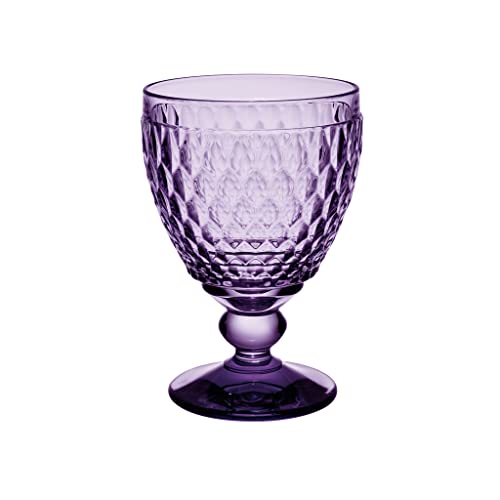 Villeroy & Boch – Boston Lavender Rotweinglas, Kristallglas farbig lila, Füllmenge 200 ml, spülmaschinenfest von Villeroy & Boch