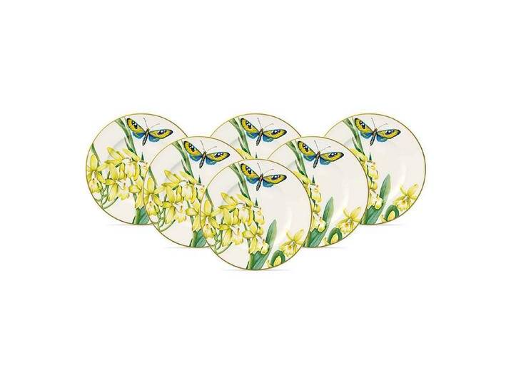 Villeroy & Boch Brotteller Amazonia Anmut Brotteller ø 16 cm 6er Set, (6 St), bunt von Villeroy-&-Boch