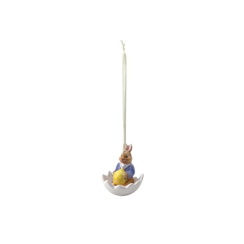 Villeroy & Boch Bunny Tales Ornament Max in Eischale, Porzellan, Bunt, Hase Max von Villeroy & Boch