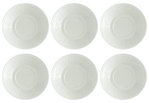 Villeroy & Boch CELLINI Mokka- u Espressountertasse 12cm 6er Set weiß Porzellan Villeroy & Boch CELLINI Mokka- u Espressountertasse 12cm 6er Set weiß Porzellan von Villeroy & Boch