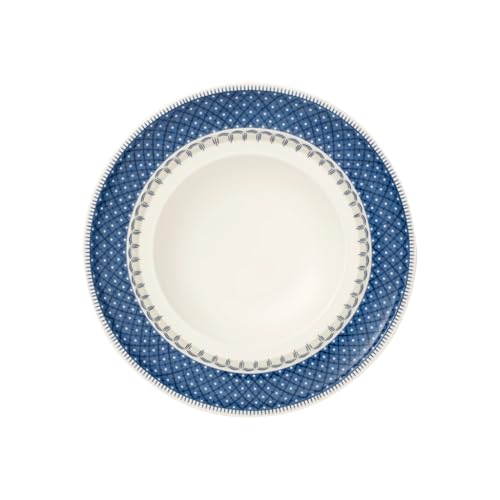 Villeroy und Boch Casale Blu Suppenteller, Premium Porzellan, blau/weiß, 25cm von Villeroy & Boch