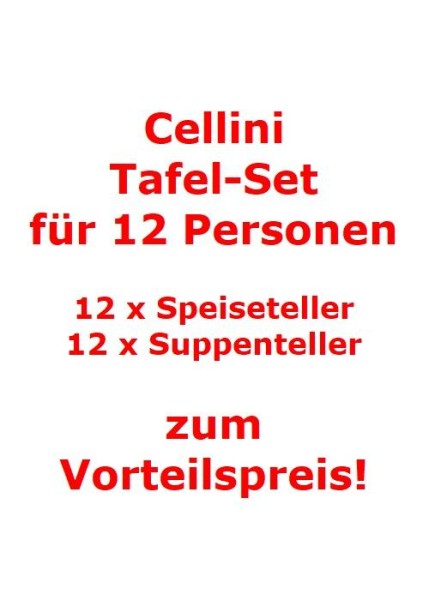 Villeroy & Boch Cellini Tafel-Set für 12 Personen / 24 Teile von Villeroy & Boch