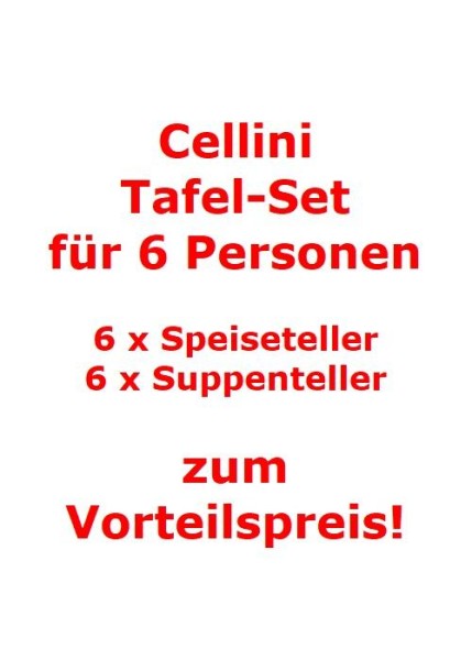 Villeroy & Boch Cellini Tafel-Set für 6 Personen / 12 Teile von Villeroy & Boch