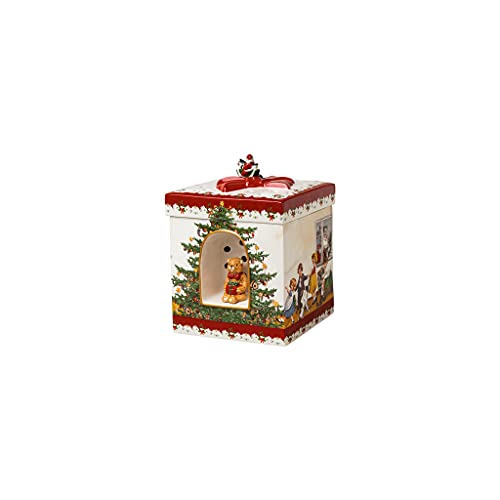 Villeroy & Boch und Boch - Christmas Toys, Paket eckig, Kinder, 17 x 17 x 21,5cm, Porzellan, Mehrfarbig, 14-8327-6693, Martini Olive Terra Camo, 17x17x21,5cm von Villeroy & Boch