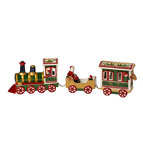 Villeroy und Boch Christmas Toys Memory Porzellan-Figur "Nordpol-Express", Porzellan, Bunt, 36 x 26 x 21 cm von Villeroy & Boch