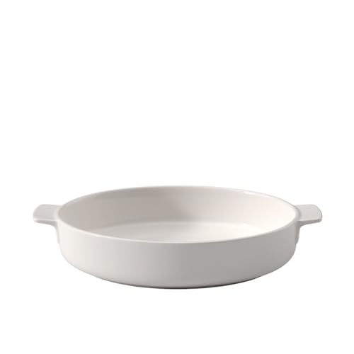 Villeroy und Boch Clever Cooking Runde Backform, 28 cm, Premium Porzellan, Weiß von Villeroy & Boch