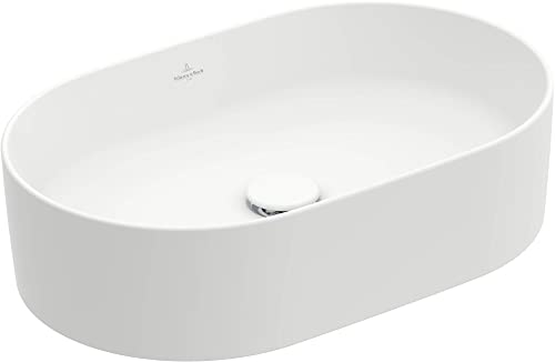 Villeroy & Boch Collaro Aufsatzwaschbecken 56x36x14 5cm Stone White CeramicPlus von Villeroy & Boch