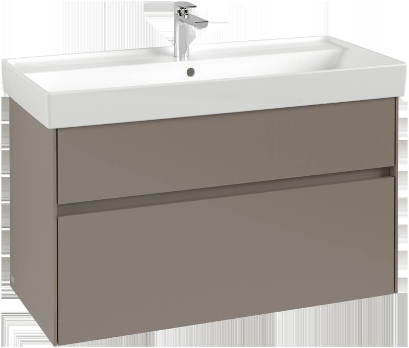 Villeroy & Boch Collaro Waschbeckenunterschrank, 2 Auszüge, Waschbecken mittig, 954x546x444mm, C01100VN Villeroy & Boch Collaro Waschbeckenunterschrank, 2 Auszüge, Waschbecken mittig, 954x546x444mm, C01100VN von Villeroy & Boch
