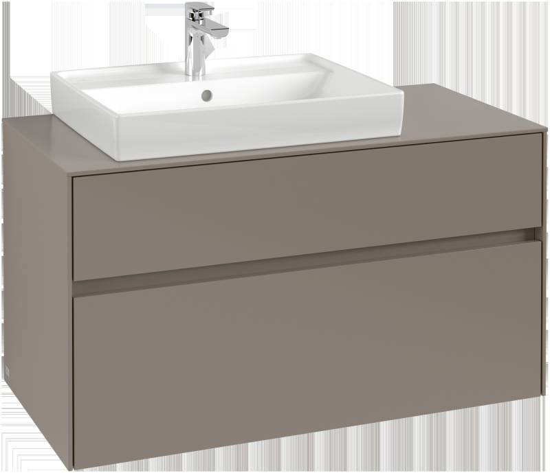 Villeroy & Boch Collaro Waschbeckenunterschrank, Wandhängend, 2 Auszüge, Waschbecken links, 1000x548x500mm, C01700VN Villeroy & Boch Collaro Waschbeckenunterschrank, Wandhängend, 2 Auszüge, Waschbecken links, 1000x548x500mm, C01700VN von Villeroy & Boch