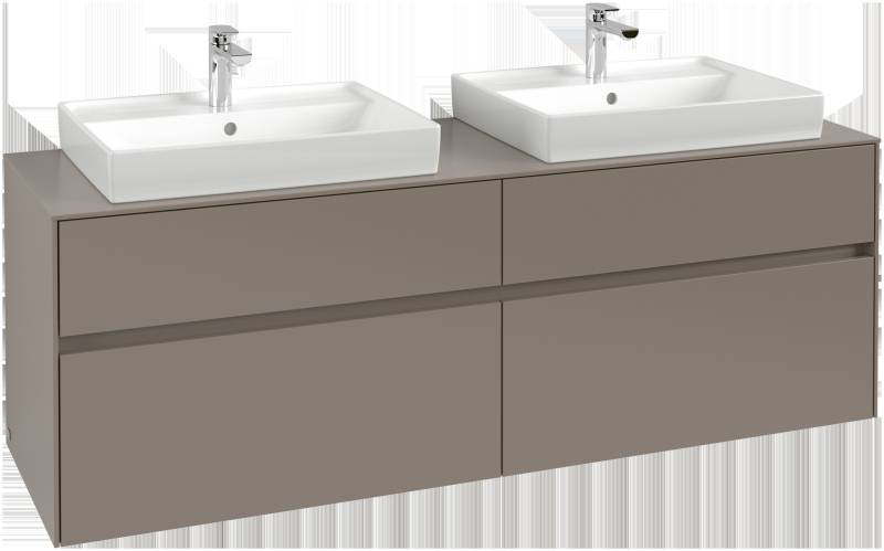 Villeroy & Boch Collaro Waschbeckenunterschrank, für 2 Waschbecken, 1600x548x500mm, C02400AB Villeroy & Boch Collaro Waschbeckenunterschrank, für 2 Waschbecken, 1600x548x500mm, C02400AB von Villeroy & Boch