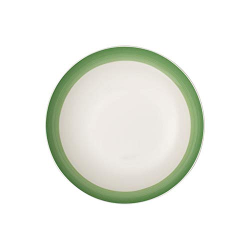 Villeroy und Boch Colourful Life Green Apple Schale, 24 cm, Premium Porzellan, Weiß/Grün von Villeroy & Boch
