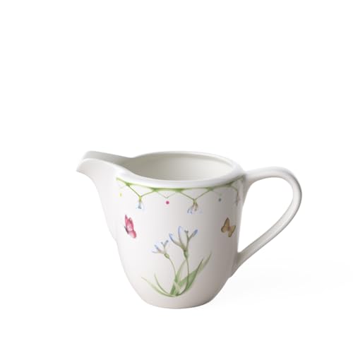 Villeroy und Boch Colourful Spring Milchkännchen, 280 ml, Premium Porzellan, Weiß/Bunt von Villeroy & Boch