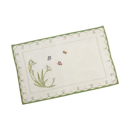 Villeroy und Boch Colourful Spring Platzset, 32 x 48 cm, Baumwolle/Polyester, Weiß/Bunt von Villeroy & Boch