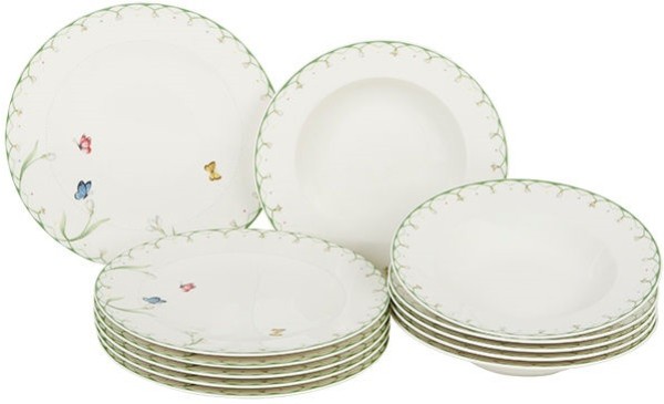 Villeroy & Boch Colourful Spring Tafel-Set für 6 Personen / 12 Teile von Porzellan-Exklusiv