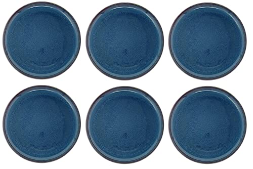 Villeroy & Boch Crafted Denim 6er Set Frühstücksteller blau D. 21cm Porzellan von Villeroy & Boch