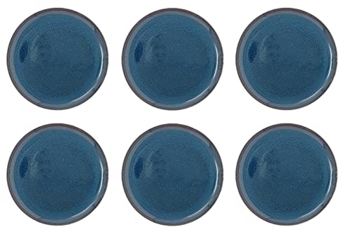 Villeroy & Boch Crafted Denim 6er Set Speiseteller blau D. 25,5cm Porzellan von Villeroy & Boch