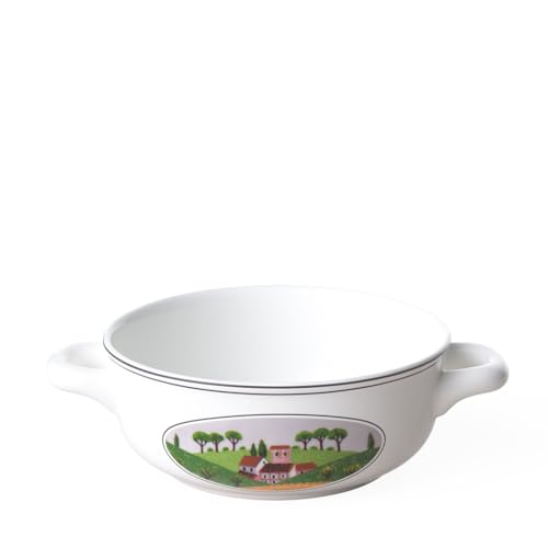 Villeroy und Boch Design Naif Suppentasse, 450 ml, Höhe: 5,5 cm, Premium Porzellan, Bunt von Villeroy & Boch