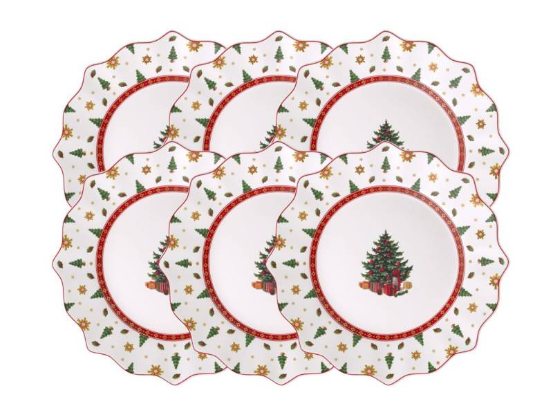 Villeroy & Boch Dessertteller Toy's Delight Frühstücksteller Bäume 24cm - limitiert Set6 Villeroy & Boch Dessertteller Toy's Delight Frühstücksteller Bäume 24cm - limitiert Set6 von Villeroy & Boch
