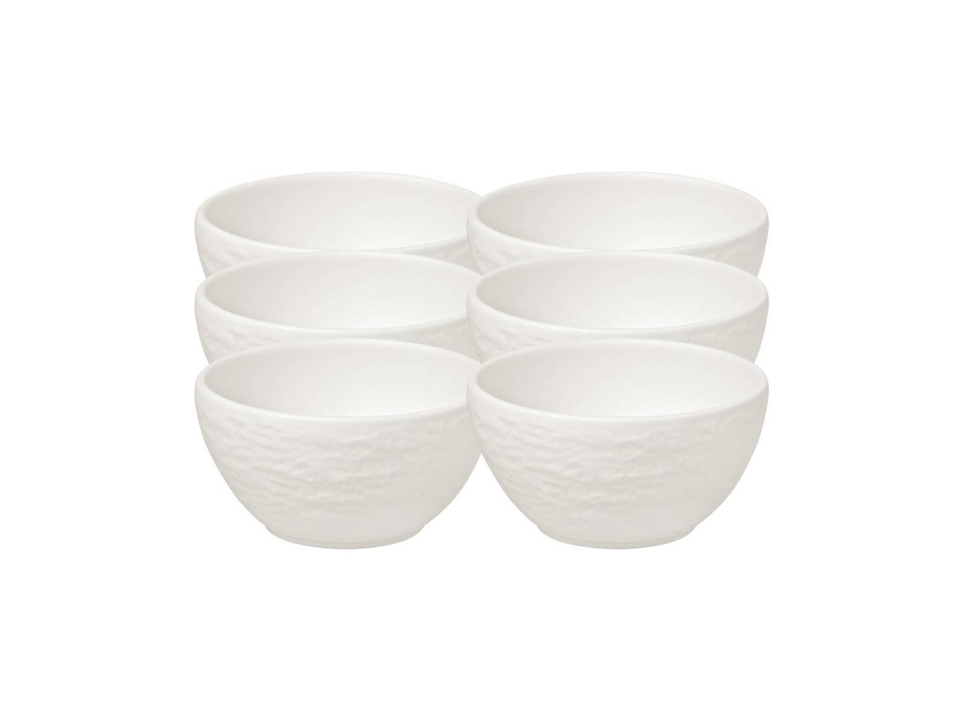 Villeroy & Boch Geschirr-Set Manufacture Rock blanc Dipschälchen 8 cm Set6, Porzellan Villeroy & Boch Geschirr-Set Manufacture Rock blanc Dipschälchen 8 cm Set6, Porzellan von Villeroy & Boch