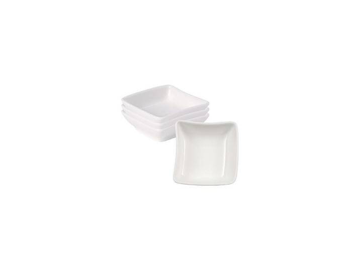 Villeroy & Boch Dipschale NewWave Dipschälchen 8,5 x 8,5 cm 4er Set, Porzellan, (4x Schale, 4-tlg), weiß von Villeroy-&-Boch