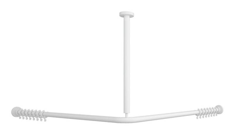 Villeroy & Boch Duschstange ViCare, 1000 x 1000 x 80 mm - Weiß von Villeroy & Boch