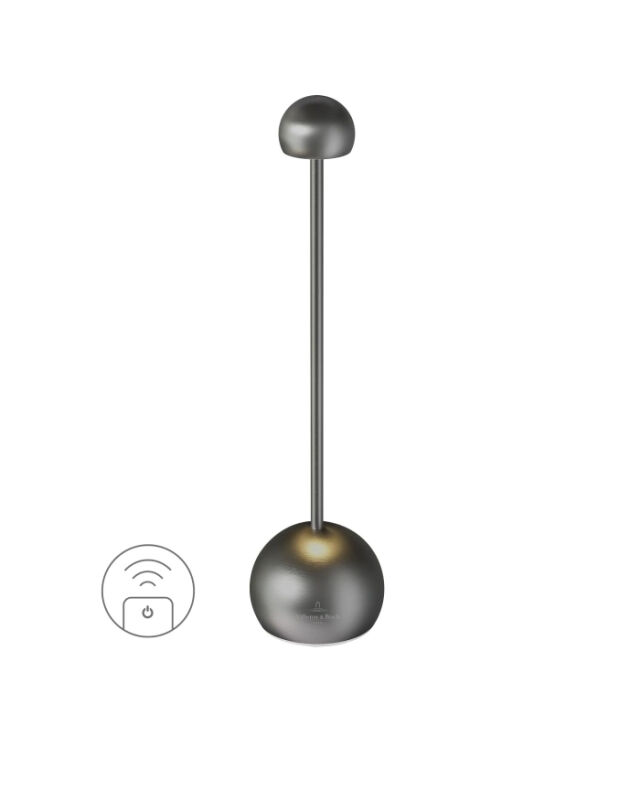 Villeroy & Boch Elba RC Akku LED Tischleuchte graphit gebürstet Villeroy & Boch Elba RC Akku LED Tischleuchte graphit gebürstet von Villeroy & Boch