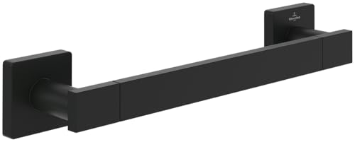 Villeroy & Boch Elements - Striking Haltegriff, Griff zum Halten Bad für Wandmontage, Griff für Dusche und Badewanne, Badewannengriff 360 x 72 x 60 mm, Matt Black Villeroy & Boch Elements - Striking Haltegriff, Griff zum Halten Bad für Wandmontage, Griff für Dusche und Badewanne, Badewannengriff 360 x 72 x 60 mm, Matt Black von Villeroy & Boch