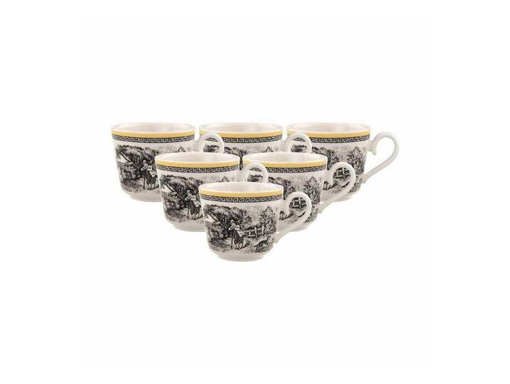 Villeroy & Boch Espressotasse Audun Ferme Mokka- / Espressotassen 80 ml 6er Set, Porzellan, bunt von Villeroy-&-Boch