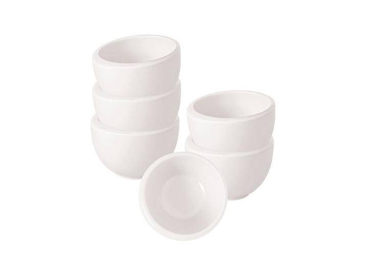 Villeroy & Boch Espressotasse NewMoon Mokka- / Espressotassen 100 ml 6er Set, Porzellan, weiß von Villeroy-&-Boch