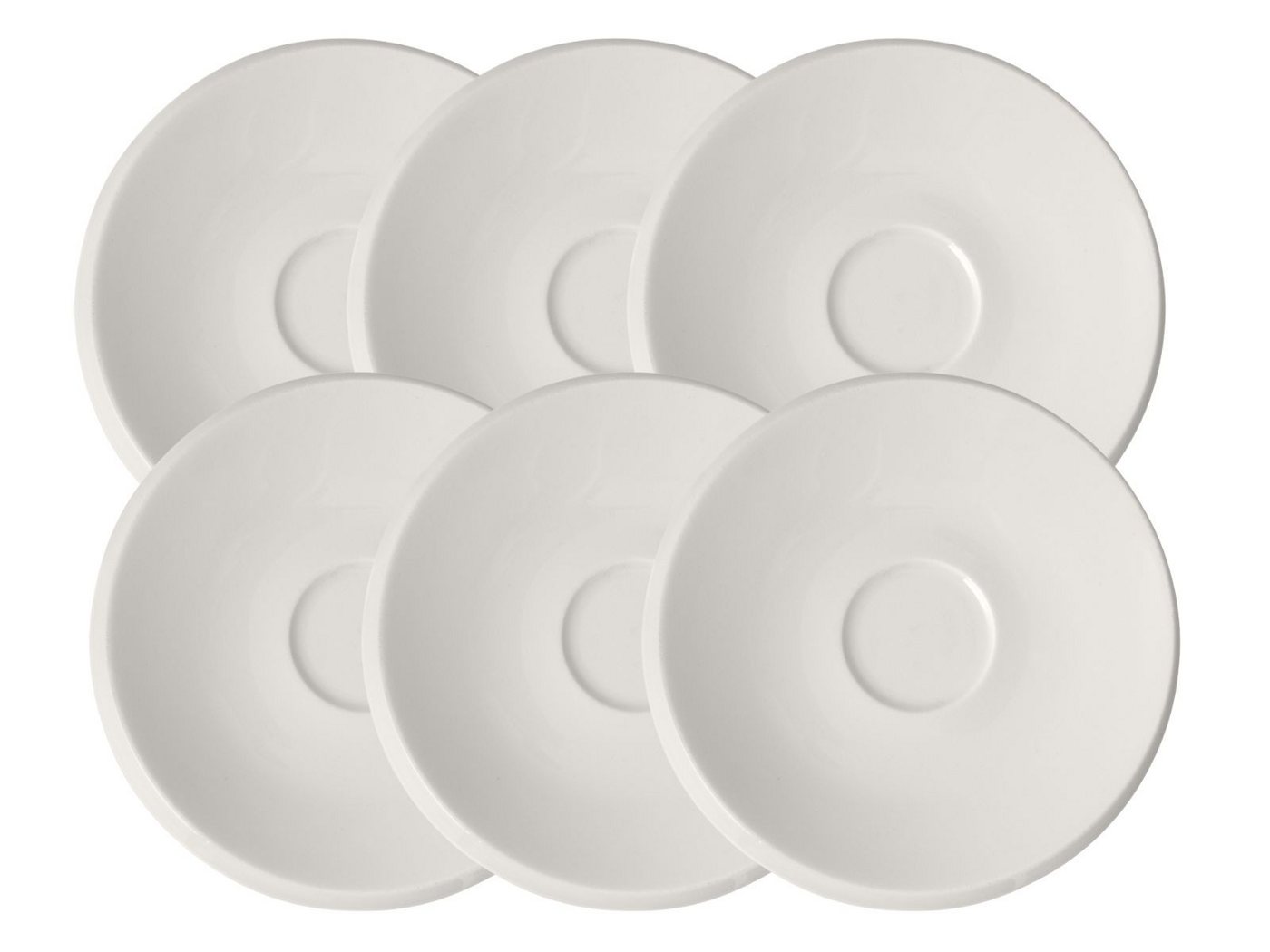 Villeroy & Boch Geschirr-Set NewMoon Mokka-/Espressountertasse 13 cm Set6, Premium Porcelain Villeroy & Boch Geschirr-Set NewMoon Mokka-/Espressountertasse 13 cm Set6, Premium Porcelain von Villeroy & Boch