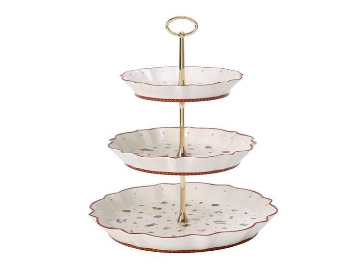 Villeroy & Boch Etagere Toy's Delight Etagere, Porzellan, (1-tlg), rot von Villeroy-&-Boch