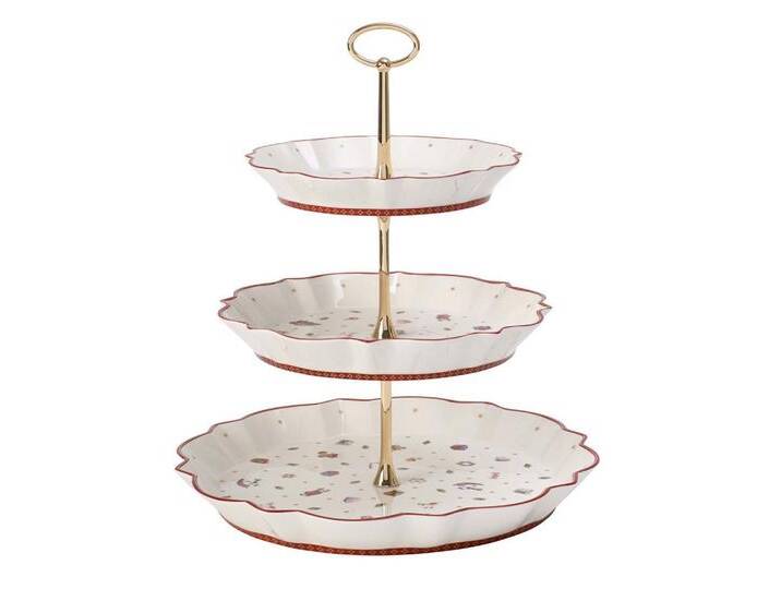 Villeroy & Boch Etagere Toy's Delight Etagere ø 30 cm, Porzellan, (1-tlg), bunt von Villeroy-&-Boch