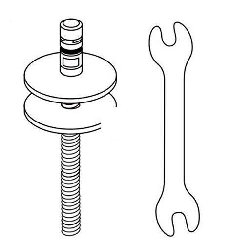Villeroy & Boch Festscharnier 92247461 Venticello, Subway 2.0 Modern, Legierter Stahl, Gemalt, Türmontage, 1 Count von Villeroy & Boch