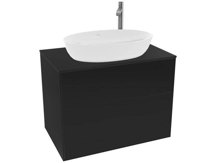Villeroy & Boch Finion Waschtischunterschrank 80 cm mit Abdeckplatte und LED Wandbeleuchtung 720991 von Villeroy-&-Boch