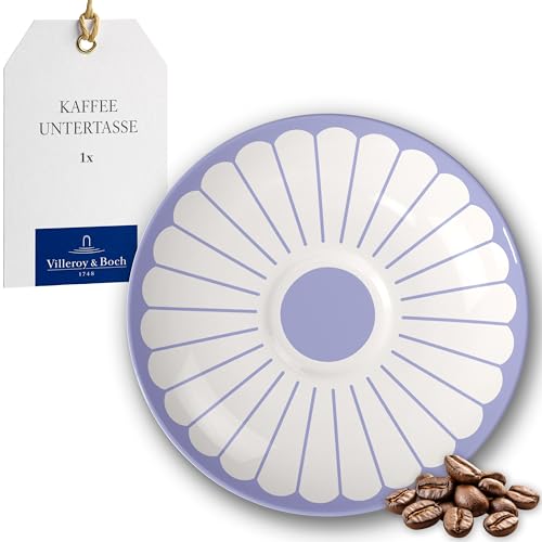 Villeroy & Boch - Fleur bleu Kaffee-Untertasse blau, Spülmaschinenfest, Mikrowellensicher, Porzellan-Untersetzer für Kaffee und Tee, Kleiner Servierteller, Unterteller Blumenmuster, Premium Porzellan Villeroy & Boch - Fleur bleu Kaffee-Untertasse blau, Spülmaschinenfest, Mikrowellensicher, Porzellan-Untersetzer für Kaffee und Tee, Kleiner Servierteller, Unterteller Blumenmuster, Premium Porzellan von Villeroy & Boch