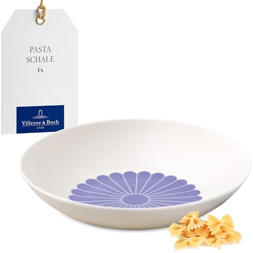 Villeroy & Boch - Fleur bleu Pastaschale blau, Spülmaschinenfest, Mikrowellensicher, Schale für Pasta, Nudeln, Bowls und Salate, Tiefer Pasta Teller, Pastateller, Essteller, Premium Porzellan Villeroy & Boch - Fleur bleu Pastaschale blau, Spülmaschinenfest, Mikrowellensicher, Schale für Pasta, Nudeln, Bowls und Salate, Tiefer Pasta Teller, Pastateller, Essteller, Premium Porzellan von Villeroy & Boch