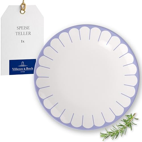 Villeroy & Boch - Fleur bleu Speiseteller blau, Spülmaschinenfest, Mikrowellensicher, Porzellanteller für Hauptgerichte, Großer Teller, Geschirr Keramik Stapelbar, Essteller, Premium Porzellan Villeroy & Boch - Fleur bleu Speiseteller blau, Spülmaschinenfest, Mikrowellensicher, Porzellanteller für Hauptgerichte, Großer Teller, Geschirr Keramik Stapelbar, Essteller, Premium Porzellan von Villeroy & Boch