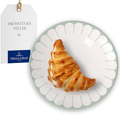 Villeroy & Boch - Fleur vert Frühstücksteller grün, Spülmaschinenfest, Mikrowellensicher, Dessertteller, Kleiner Teller für Frühstück, Desserts & Snacks, Kuchenteller, Premium Porzellan Villeroy & Boch - Fleur vert Frühstücksteller grün, Spülmaschinenfest, Mikrowellensicher, Dessertteller, Kleiner Teller für Frühstück, Desserts & Snacks, Kuchenteller, Premium Porzellan von Villeroy & Boch