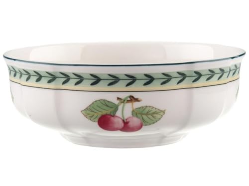 Villeroy und Boch French Garden Fleurence Dessertschälchen, 15 cm, Premium Porzellan, Weiß/Bunt von Villeroy & Boch