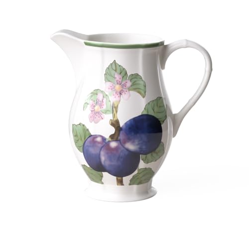 Villeroy und Boch French Garden Modern Fruits Krug, 2 L, Premium Porzellan, Weiß/Bunt von Villeroy & Boch