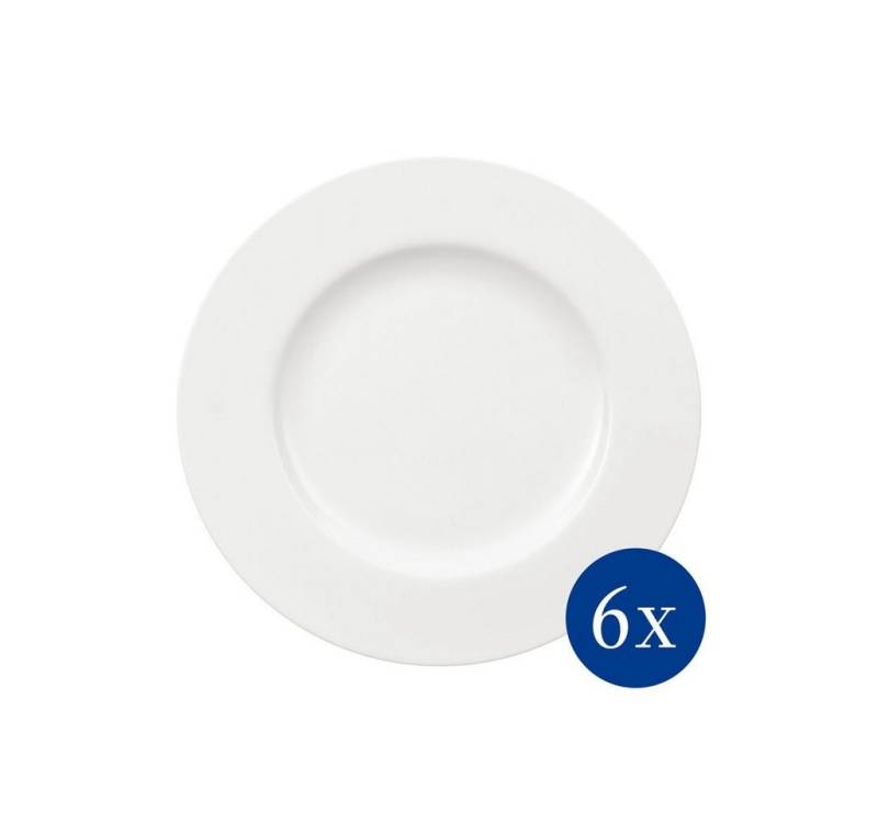 Villeroy & Boch Frühstücks-Geschirrset Royal Frühstücksteller, 6 Stück, 22cm ∅ (6-tlg), 6 Personen, Porzellan von Villeroy & Boch