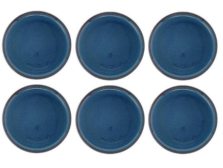 Villeroy & Boch Frühstücksteller Crafted Denim, Spülmaschinengeeignet, blau von Villeroy-&-Boch