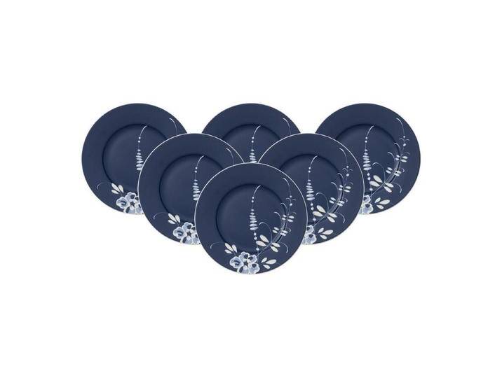 Villeroy & Boch Frühstücksteller Vieux Luxembourg Brindille Frühstücksteller, (6 St), blau von Villeroy-&-Boch