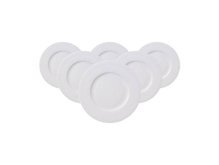 Villeroy & Boch Frühstücksteller White Pearl Frühstücksteller ø 22,7 cm 6er Set, (6 St), weiß von Villeroy-&-Boch