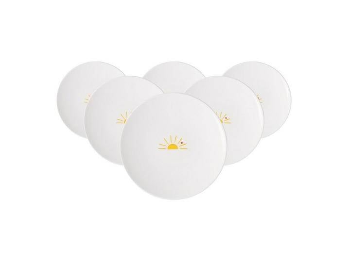 Villeroy & Boch Frühstücksteller With Love Frühstücksteller Hello Sunshine, (6 St), gelb von Villeroy-&-Boch