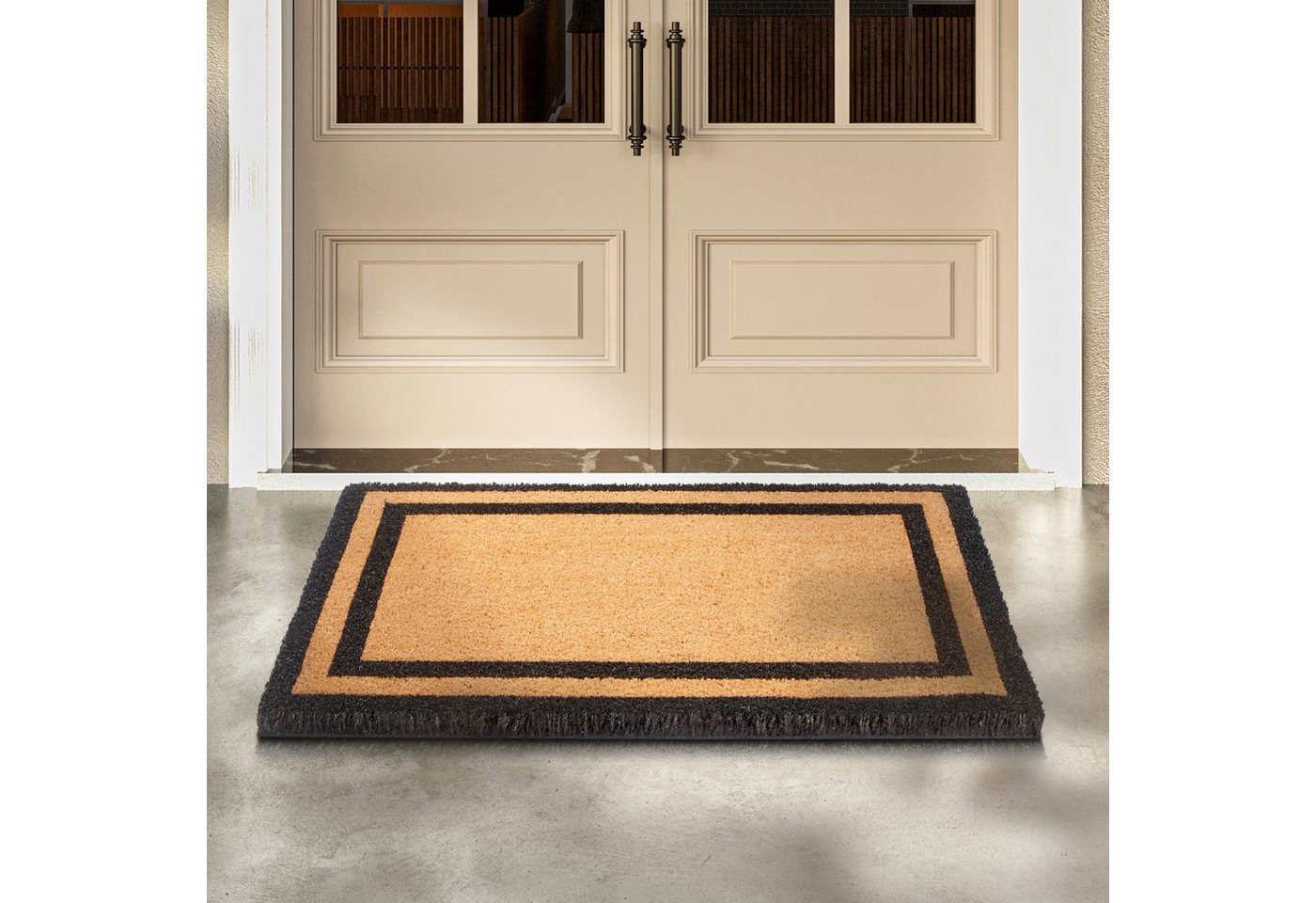 Villeroy & Boch Fußmatte Claude, Türmatte, rechteckig, Höhe: 23 mm, Robust, Innen, Außen, Schmutzabtreter, Wetterfest, Natur, Kokos Villeroy & Boch Fußmatte Claude, Türmatte, rechteckig, Höhe: 23 mm, Robust, Innen, Außen, Schmutzabtreter, Wetterfest, Natur, Kokos von Villeroy & Boch