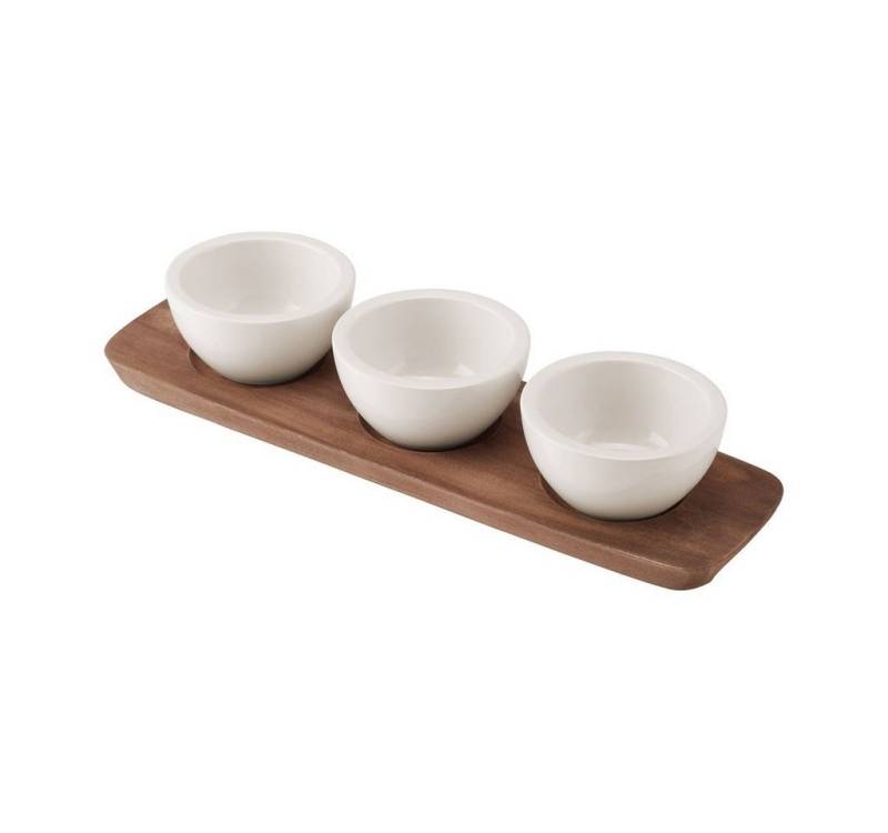 Villeroy & Boch Geschirr-Set Artesano Original Set Dipschälchen 4tlg. (4-tlg), 1 Personen, Holz von Villeroy & Boch