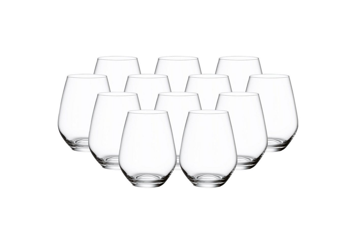 Villeroy & Boch Glas Ovid Wassergläser 420 ml 12er Set, Glas von Villeroy & Boch